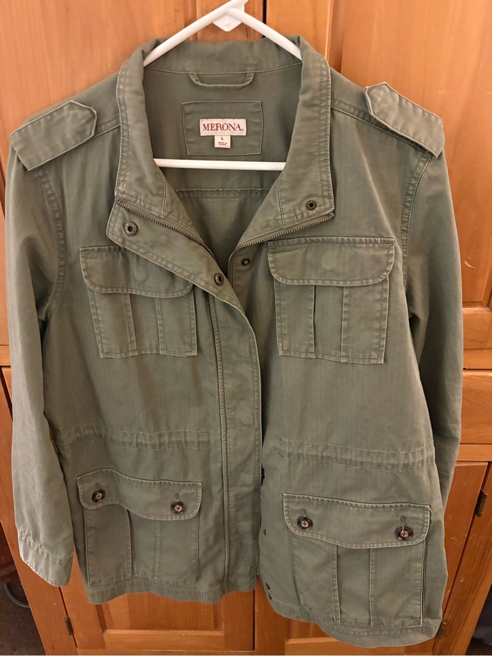 Merona Olive Utility Field Jacket - Women's